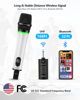 Picture of Bietrun Wireless Microphone Rechargeable, 168FT Range Bluetooth Microphone Wireless (Work 7 hrs) with 1/4'' Output, UHF Metal Handheld Dynamic Mic for Karaoke Machine/PA System/Speaker/Church/Wedding