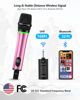 Picture of Bietrun Wireless Microphone Rechargeable, 168FT Range Bluetooth Microphone Wireless (Work 7 hrs) with 1/4'' Output, UHF Metal Handheld Dynamic Mic for Karaoke Machine/PA System/Speaker/Church/Wedding