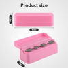 Picture of SINGARO Coin Holder for Car, Coin Change Organizer Compatible with Coins of Different Sizes, Dash-Mounted Holder Suitable for Most Cars, Trucks(Pink)