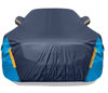 Picture of Car Cover Waterproof All Weather for Automobiles, 6 Layers Outdoor Full Exterior Cover Rain Sun UV Snowproof Protection with Zipper Cotton, Mirror Pocket for Sedan (173-183 inch)
