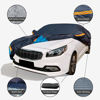 Picture of Car Cover Waterproof All Weather for Automobiles, 6 Layers Outdoor Full Exterior Cover Rain Sun UV Snowproof Protection with Zipper Cotton, Mirror Pocket for Sedan (173-183 inch)