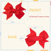 Picture of Hair Clips for Girls - 42PCS Fully Lined Hair Bows, Alligator Clips in 21 Color Pairs for Toddlers, Kids, and Teens