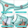 Picture of YIMEIS Dog Harness and Leash Set, No Pull Soft Mesh Pet Harness, Reflective Adjustable Puppy Vest for Small Medium Large Dogs, Cats (Tiffany Blue, Small (Pack of 1)