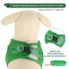 Picture of YIMEIS Dog Harness and Leash Set, No Pull Soft Mesh Pet Harness, Reflective Adjustable Puppy Vest for Small Medium Large Dogs, Cats (Green, Medium (Pack of 1)