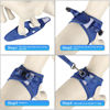 Picture of YIMEIS Dog Harness and Leash Set, No Pull Soft Mesh Pet Harness, Reflective Adjustable Puppy Vest for Small Medium Large Dogs, Cats (Royal Blue, Medium (Pack of 1)