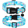 Picture of DOGWONG Easter Dog Collar, Colorful Egg Dog Collar Soft Durable Adjustable Costume Cute Easter Puppy Collar for Small Medium Large Dog