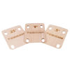 Picture of 3pcs Guitar Neck Shims Shim Made of Canada Solid Maple Wooden, For Bolt-on Neck Bolts, Shaped 0.25 0.5 1 Degree (0.25 0.5 1 Degree)