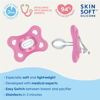 Picture of MAM Comfort Pacifiers, Newborn Pacifiers (2 Pack) 3-6 Months, Best Pacifier for Breastfed Babies, Girl Silicone