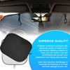 Picture of Ziciner 2 PCS Car Windshield Sun Shade, Auto Sun Heat and UV Rays Blocker, 24"×29" Foldable Automotive Front Window Sunshade Protector, Universal Vehicle Interior Accessories (Silver-S)