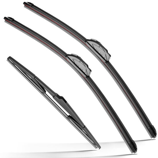 Picture of RAINTOK Windshield Wiper Blades Replacement for Scion xB 2008 2009 2010 2011 2012 2013 2014 2015 Original Factory Quality Front Rear Wipers Blade Set for My Car - 22" 20" 14" (Pack of 3)