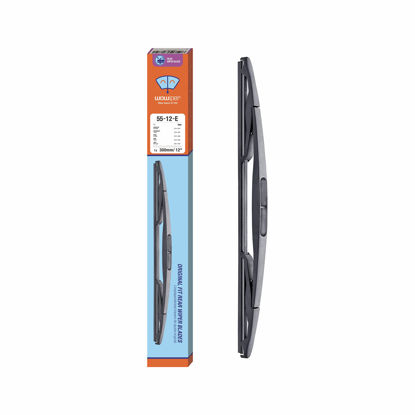 Picture of WOWIPER 12 inch (12-E) Rear Wiper Blade Replacement for Wrangler 2017-2007 /Ford Escape 2012-2008 Flex 2019-2009/GMC Yukon 2014-2007/Buick Enclave 2017-2008 Back Windshield Wiper Blade +More