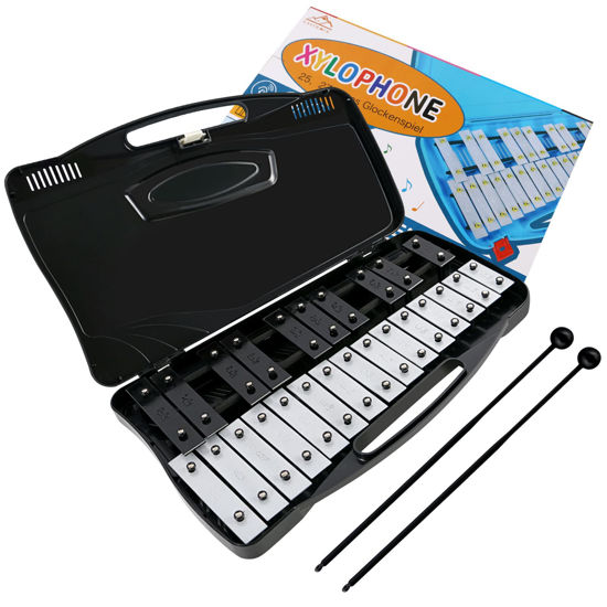 Picture of EASTROCK Xylophone, 25 Notes Glockenspiel Xylophone for Kids, Professional Xylophone Instrument Music Teaching, Gifts