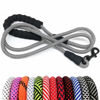 Picture of MayPaw Heavy Duty Rope Dog Leash, 3/4/5/6/7/8/10/12/15FT Thick Nylon Pet Training Leash, Soft Padded Handle Lead Leash for Large Medium Dogs black white