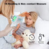 Picture of Digital Thermometer for Adults and Kids, No Touch Forehead Thermometer for Baby, 2 in 1 Body Surface Mode Infrared Thermometer with Fever Alarm and Instant Accuracy Readings