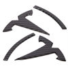 Picture of Nanaholy Model Y Accessories for Tesla 2024 2023 2022 2021 2020 Emblem Sticker 2PCS/Set Logo Decal (Black- Carbon Fiber Pattern)