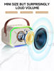Picture of Karaoke Machine for Kids and Adults, Mini Portable Bluetooth Speaker with 2 Wireless Microphones, Led Lights for TV, Kids Gifts for Girls Boys Family Party Birthday (Beige)