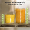 Picture of KeaBabies 4pk 8oz & 4pk 4oz Glass Baby Food Containers - Leak-Proof, Microwavable Small Baby Glass Jars with Lids,Baby Food Storage Containers,Baby Snack Containers,BPA-Free Baby Food Jars(Musk Dusk)