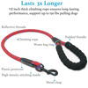 Picture of iYoShop Dual Dog Leash, Double Dog Leash, 360 Swivel No Tangle Walking Leash, Shock Absorbing Bungee for Two Dogs, Red, Large (25-150 lbs)