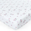 Picture of Crib Sheets Girl 4-Pack, Fitted Crib Sheets 52'' x 28'' for Standard Crib & Toddler Mattress, Soft and Breathable Material, Baby Girl Crib Sheets Neutral, Pink