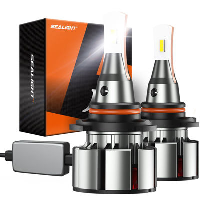Picture of SEALIGHT 9005/HB3 Fog Bulbs, 24000 Lumens Bright Lighting Bulb, 6500K Cool White Fog Lights IP68 Waterproof,Quick Installation Daytime Running Lights, Pack of 2