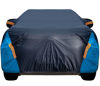 Picture of Car Cover Waterproof All Weather for Automobiles, 6 Layers Outdoor Full Exterior Cover Rain Sun UV Snowproof Protection with Zipper Cotton, Mirror Pocket for SUV (191-201 inch)