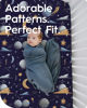 Picture of Crib Sheet for Boy Girl, Premium Soft Jersey Knit Fitted Crib Sheet, Safe and Snug, Durable, Stylish Crib Sheet, 28''x52''x9'' Extra Deep Pocket