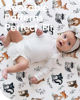 Picture of Crib Sheet Netural, Premium Soft Jersey Knit Fitted Crib Sheet, Crib Mattress Sheet, 28''x52''x9'' Extra Deep Pocket (Deer & Bear)