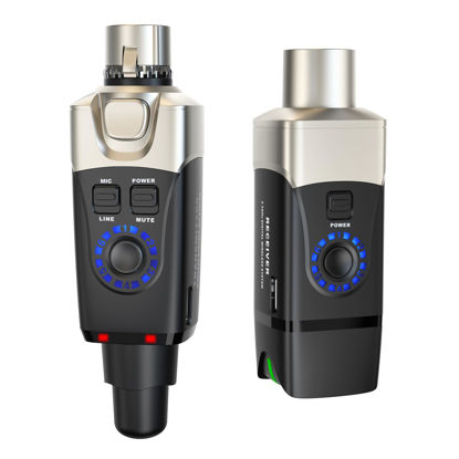 Picture of Xvive U3 Wireless Microphone System 2.4GHz Wireless XLR Transmitter and Receiver for Dynamic Microphone, Audio Mixer, PA System (U3 Dynamic)