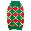 Picture of cyeollo Dog Christmas Sweater Turtleneck Dog Sweaters for Medium Dogs Girl Xmas Knitted Pullover Soft Dog Clothes Holiday Outfit, Green X-Large