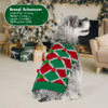 Picture of cyeollo Dog Christmas Sweater Turtleneck Dog Sweaters for Medium Dogs Girl Xmas Knitted Pullover Soft Dog Clothes Holiday Outfit, Green X-Large