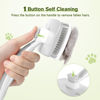 Picture of Pecute Self-Cleaning Slicker Brush for Dogs, Cats, Lightweight Dog Brush for Shedding Massaging Grooming, Cat Brush Gently Removes Loose Fur Undercoat for Dogs Cats Rabbits of All Hair Types