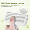 Picture of Pecute Self-Cleaning Slicker Brush for Dogs, Cats, Lightweight Dog Brush for Shedding Massaging Grooming, Cat Brush Gently Removes Loose Fur Undercoat for Dogs Cats Rabbits of All Hair Types