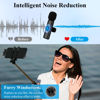 Picture of Nefuo 2 Pack Type C Mini Wireless Lavalier Microphone for iPhone 15 & Android Devices, Crystal Clear Sound Quality with Noise Reduction Lapel Microphone Plug-Play for Podcast Vlog YouTube TikTok