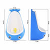 Picture of Foryee Potty Training Urinal for Boys Cute Whale with Funny Aiming Target - Blue