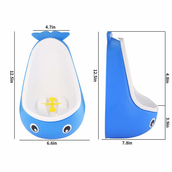 GetUSCart- Foryee Potty Training Urinal for Boys Cute Whale with Funny ...