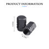 Picture of Fekey&JF 16 PCS Car Tire Valve Stem Caps, Waterproof Airtight Car Wheel Tire Valve Stem Covers Universal for Cars, Bicycles, Trucks, Motorcycles, Car Accessories for Men Women (Gray)