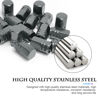 Picture of Fekey&JF 16 PCS Car Tire Valve Stem Caps, Waterproof Airtight Car Wheel Tire Valve Stem Covers Universal for Cars, Bicycles, Trucks, Motorcycles, Car Accessories for Men Women (Gray)