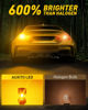 Picture of AUXITO CANBUS 1157 LED Bulbs Amber Yellow with Built-in Resistor 2057 2357 7528 BAY15D P21/5W Anti Hyper Flash Error Free Front Rear Turn Signal Lights Blinker Parking DRL Marker Lights, Pack of 2