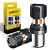 Picture of AUXITO 2025 Latest CANBUS 1157 Switchback LED Bulbs 2357 2057 7528 BAY15D Dual Color Amber/White Anti Hyper Flash Built-in Resistor Error Free Turn Signal Lights and DRL/Parking Lights, Pack of 2