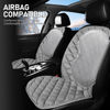 Picture of 1Pcs Driver Or Passenger Winter Luxury Car Seat Cushion Thickened Cushion Gray Suitable For All Kinds Of Cold Weather, Non-Slip Bottom, Fite For All Car, Pickup Truck, Rv, Box Truck Suv Accessories