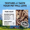 Picture of Northwest Naturals Raw Rewards Freeze-Dried Pork Heart Treats for Dogs and Cats - Bite-Sized Pieces - Healthy, 1 Ingredient, Human Grade Pet Food, All Natural - 10 Oz (Pack of 3)