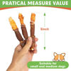 Picture of MON2SUN Dog Treats, Triple Flavor 5 Inch Chicken Liver Duck and Chicken Wrapped Rawhide Snacks for Small and Medium Dogs, 31.75 Oz (45 Count-Pack of 1)