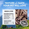 Picture of Northwest Naturals Raw Rewards Freeze-Dried Bison Liver Treats for Dogs and Cats - Bite-Sized Pieces - Healthy, 1 Ingredient, Human Grade Pet Food, All Natural - 3 Oz (Pack of 3)