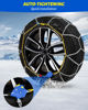 Picture of Auto Fixing Snow Chains Tire Chains For Cars Suv Pickup Trucks - Auto Fixing 1 Min Quick Fit AND Easy Installation, Reusable Universal Emergency Traction Snow Chains - Set of 2（HKN100）