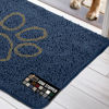 Picture of Gorilla Grip Ultra Absorbent Grippy Doormat for Muddy Dog Paws, Machine Washable Soak Stopper Rugs Cleaner Floors, Bed Mat for Dirty Dogs, Indoor Entrance Door Rug Pet Bed Mats 24x17 Navy