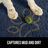 Picture of Gorilla Grip Ultra Absorbent Grippy Doormat for Muddy Dog Paws, 30x20 Machine Washable Soak Stopper Rugs Cleaner Floors, Bed Mat for Dirty Dogs, Indoor Entrance Door Rug Pet Bed Mats Navy