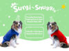 Picture of SurgiSnuggly Veterinary Invented Dog Surgical Recovery Suit for Female Spay or Male Dogs, Neuters Onesie,Cone Alternative,The Onesie Bodysuit for After Surgery Small, Medium, Large Dogs Pink MS