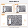 Picture of Luciphia 1 Pack 3 Blankets Fluffy Premium Fleece Pet Blanket Flannel Paw Printed Throw for Dog Cat Grey Paw Medium(30"x20",Pack of 3)