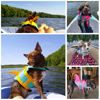 Picture of Dogcheer Dog Life Jacket Shark, Ripstop Dog Life Vest for Swimming Boating with Reflective Stripes & Rescue Handle, High Buoyancy Pet PFD Swim Vest for Small Medium Large Dogs(Camo blue, L)