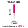 Picture of Car Rearview Mirror Wiper, Retractable Auto Glass Squeegee, Water Cleaner with Telescopic Long Rod, Portable Cleaning Tool for All Vehicles, Universal Automotive Accessories (Pink)